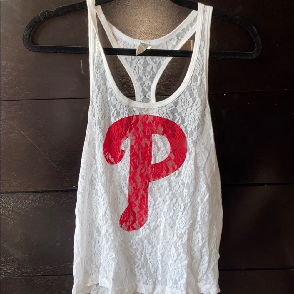 VS PINK - All Lace Phillies Razorback Tank